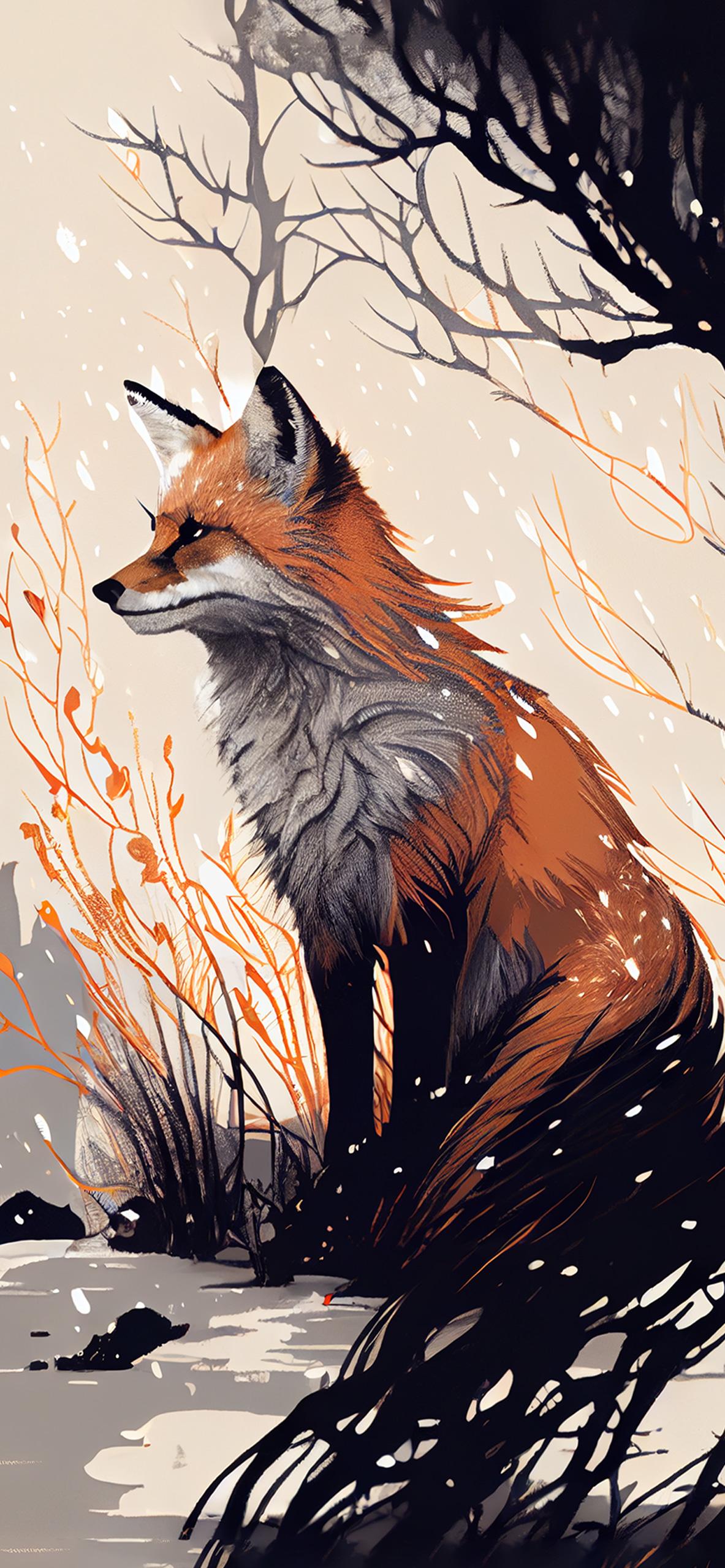 Fox Aesthetic Wallpaper Animals For iPhone