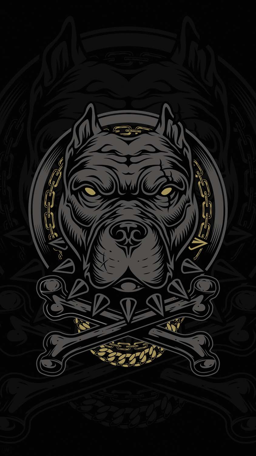 Pitbull Dog Wallpaper For iPhone