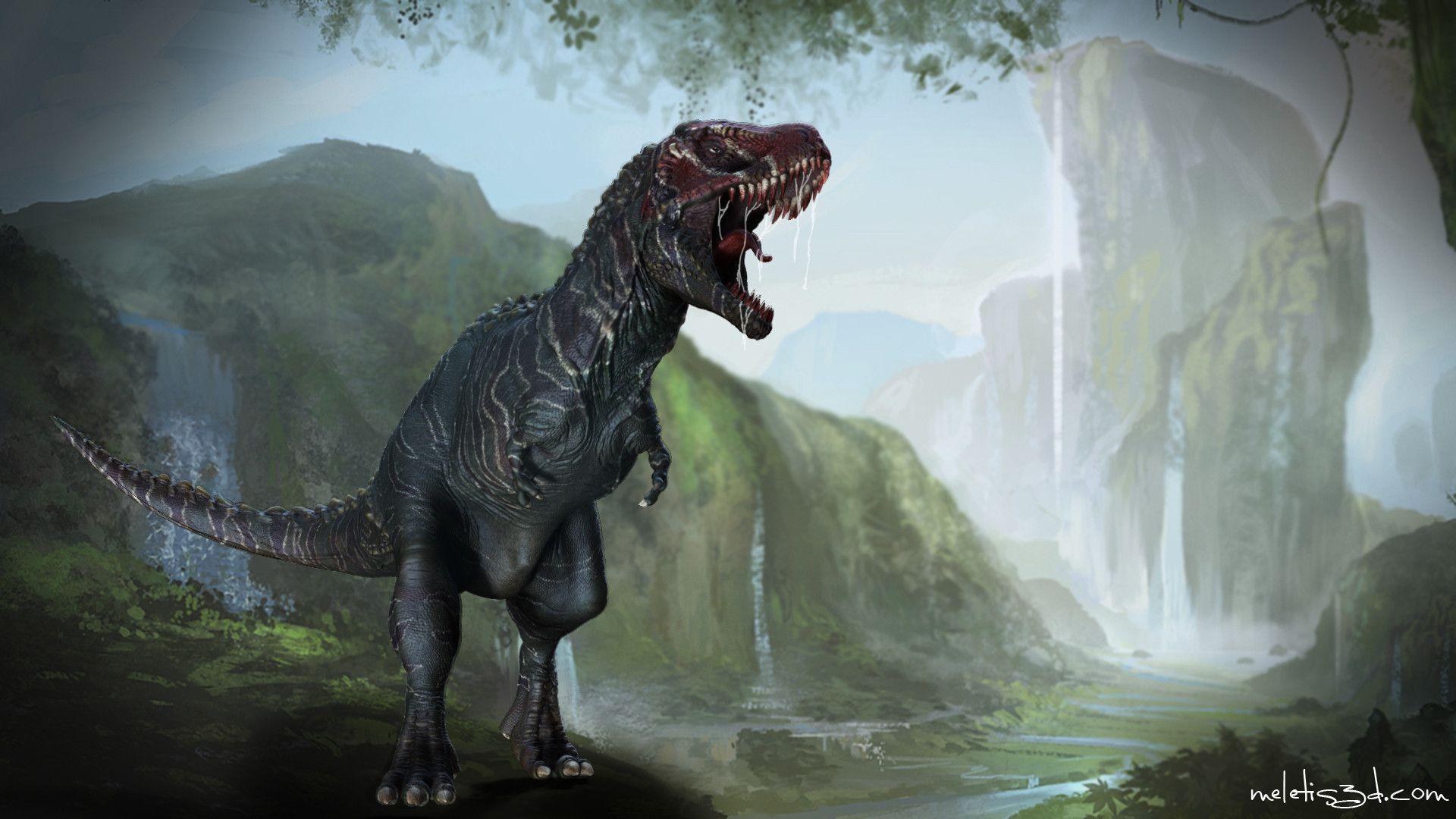 T Rex Wallpaper Top Background