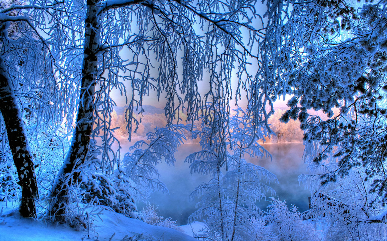 Winter Lake S HD Photography Wallpaper Landscape
