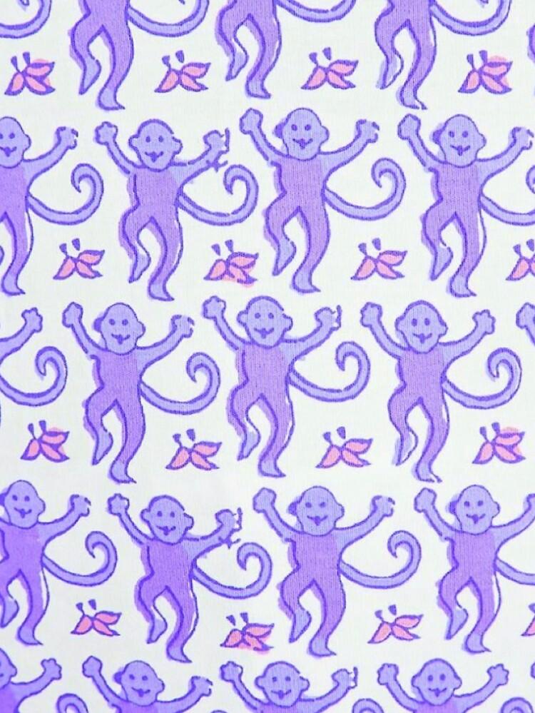 Purple Preppy Monkeys Graphic T Shirt for Sale by preppy designzz
