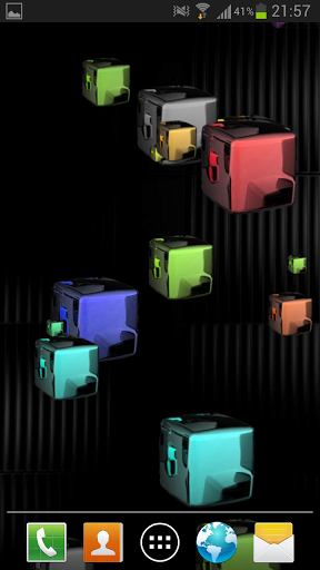 Cubes HD Is A Live Wallpaper With Very Beautiful Colorful Moving And