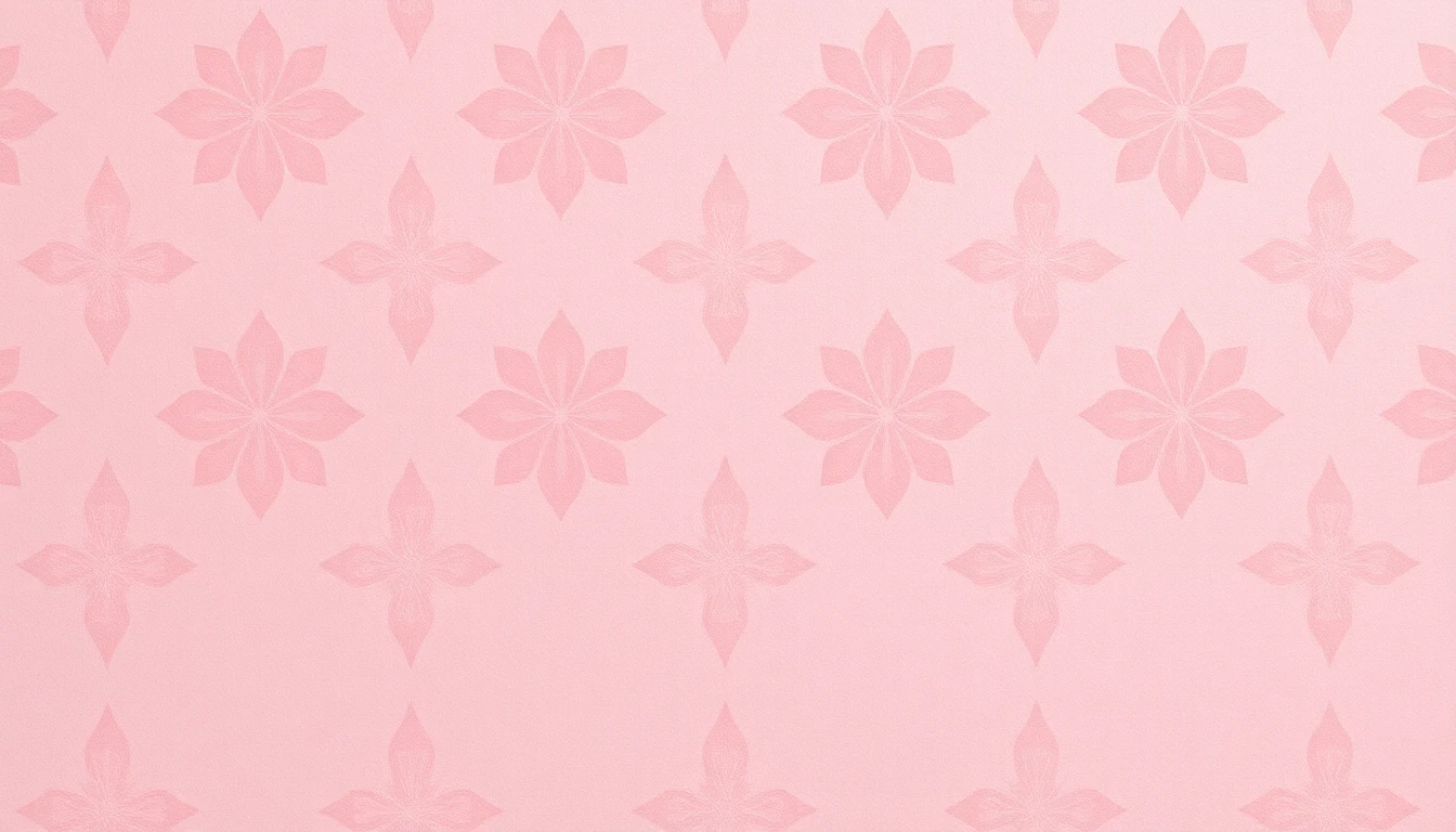 Pink Quatrefoil Wallpaper