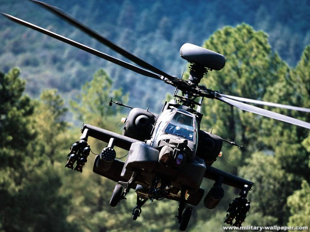 AH 64 Apache USA Armys Primary Attack Helicopter Wallpaper 1024x768