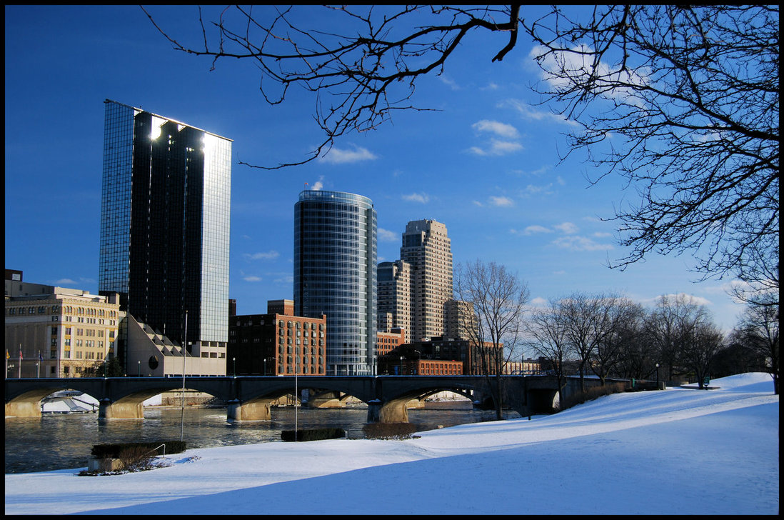 Grand Rapids Winter By Gaelic
