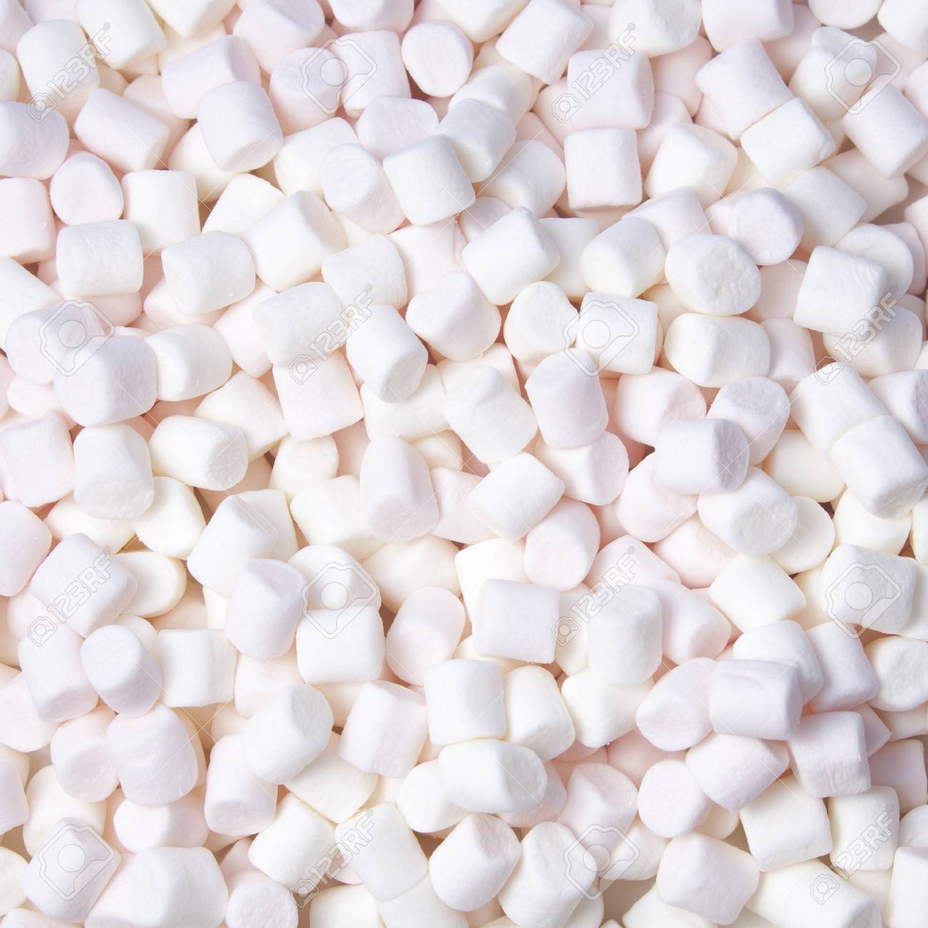 Pink And White Marshmallow Background Sweet Food Texture Top