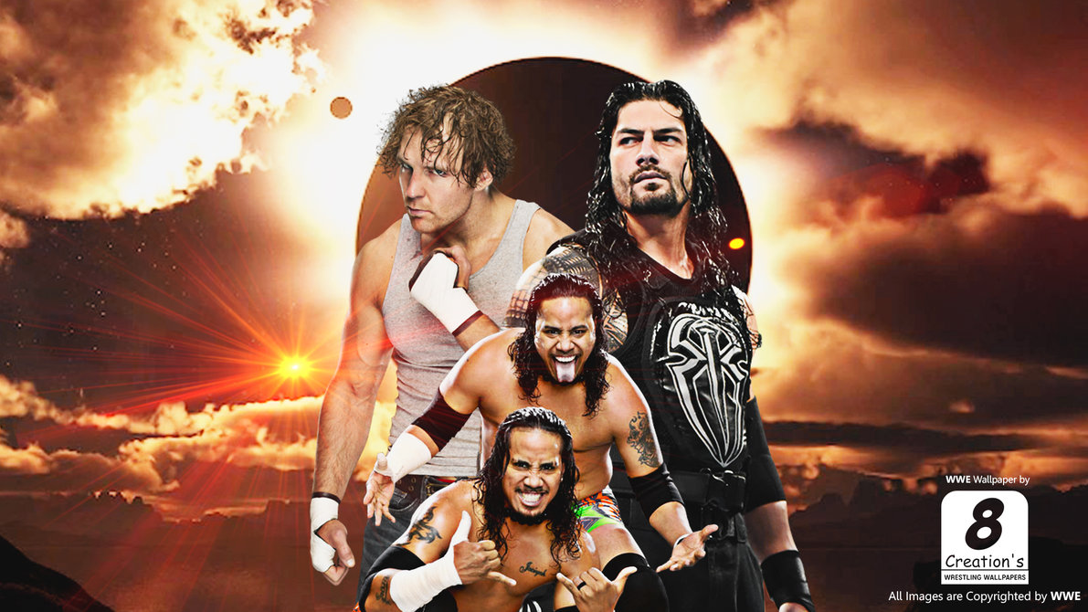 Dean Ambrose Roman Reigns And Usos Wallpaper By Arunraj1791 On