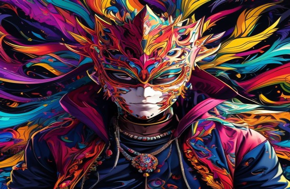 Anime With Mask Wallpaper
