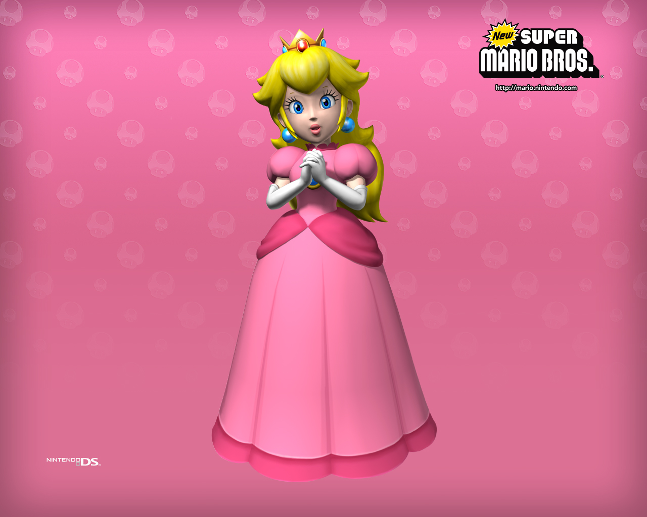 Princess Peach Mario Bros Wallpaper Backgrounds Princess Wallpaper