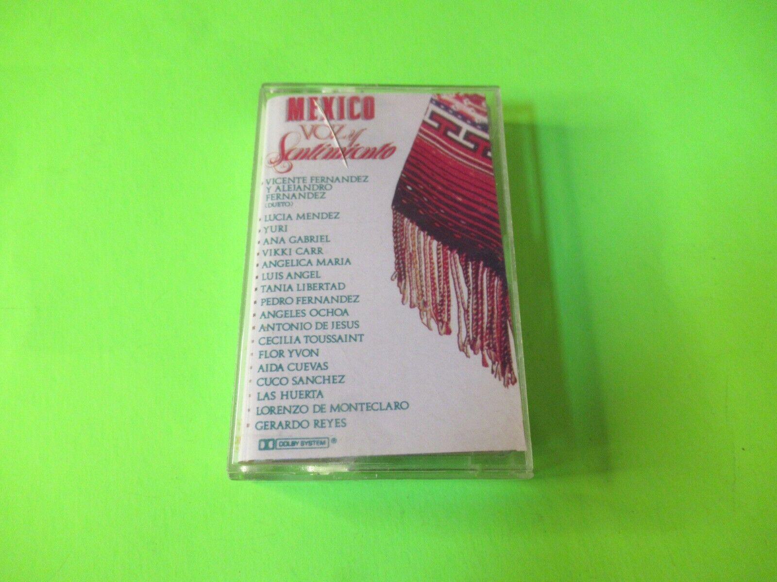 Mexico Voz Y Sentimiento Varios Cassette Tape Latin