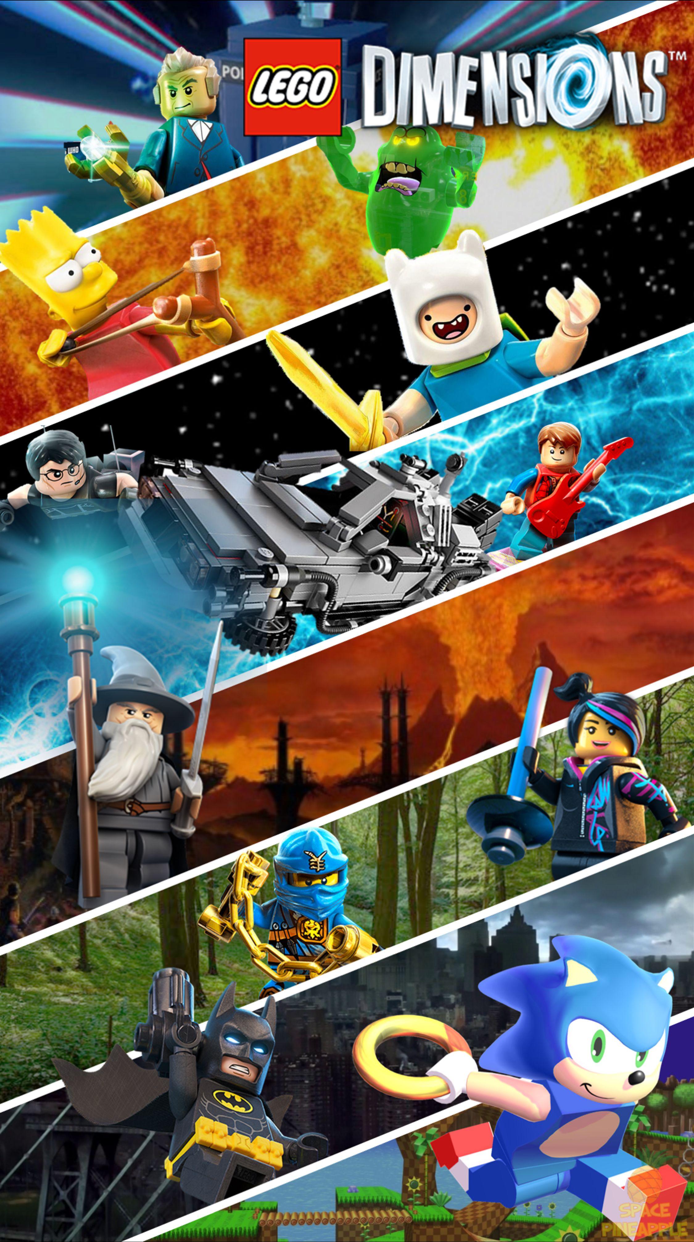 Lego Dimensions Poster by Space Pineapple on Lego