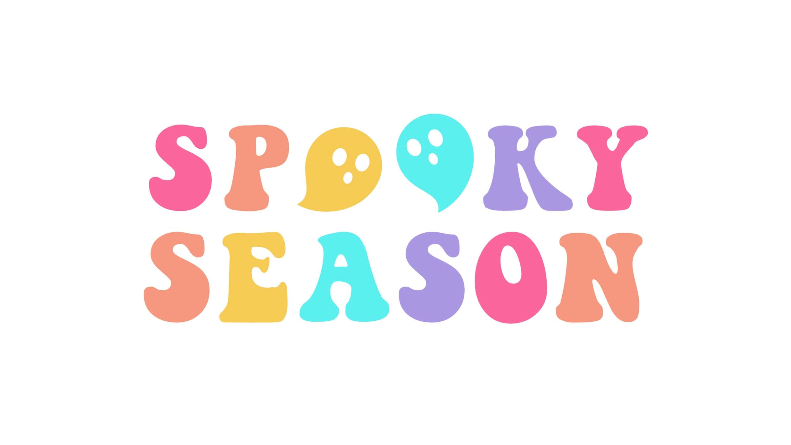 Spooky Season Wallpaper Colorful And Preppy Options