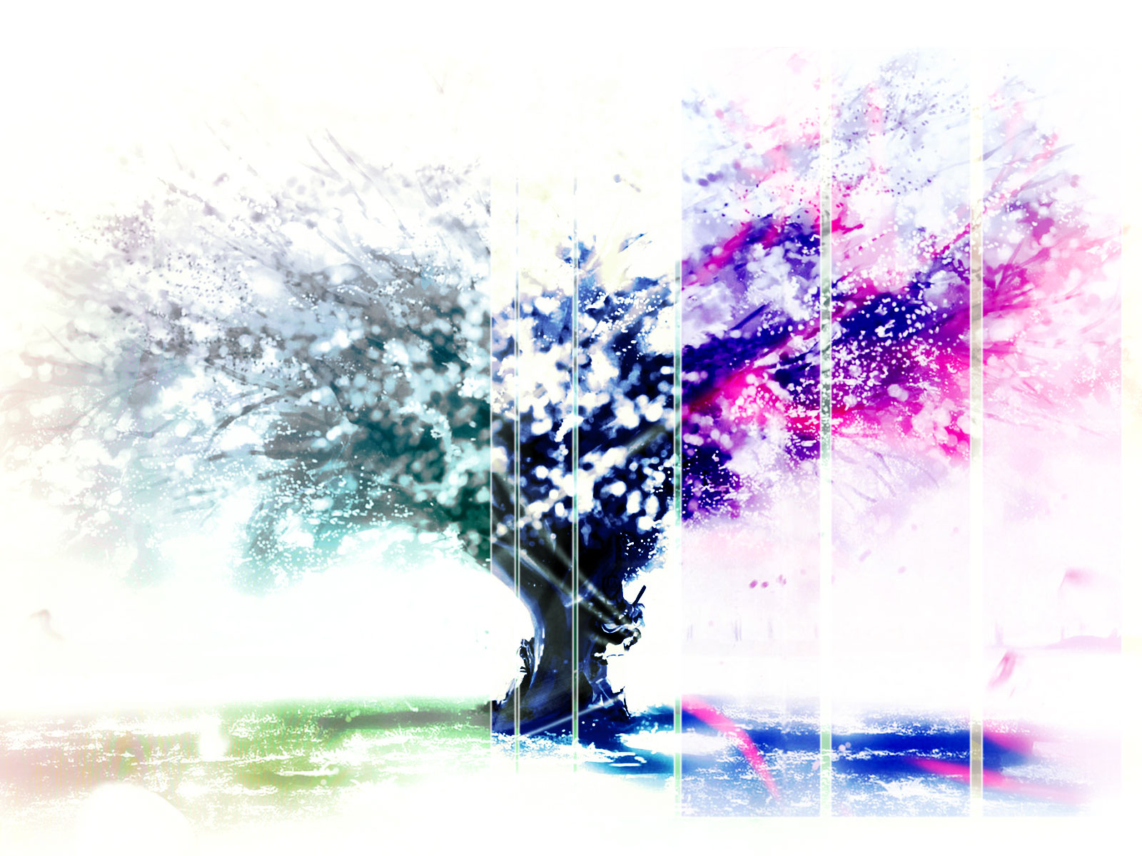 The Tree Of Color Wallpaper iPhone