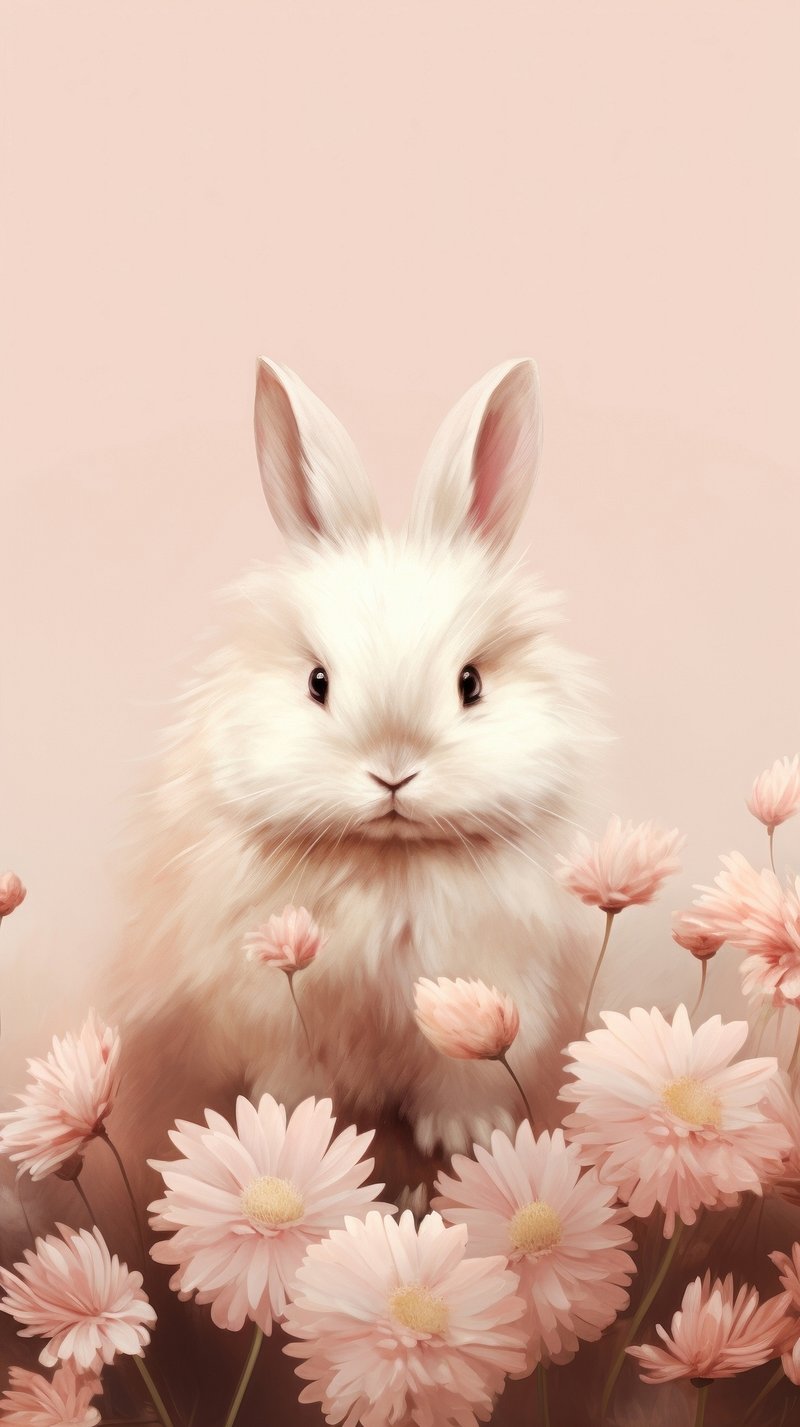 Cute Aesthetic Bunny Image Wallpaper