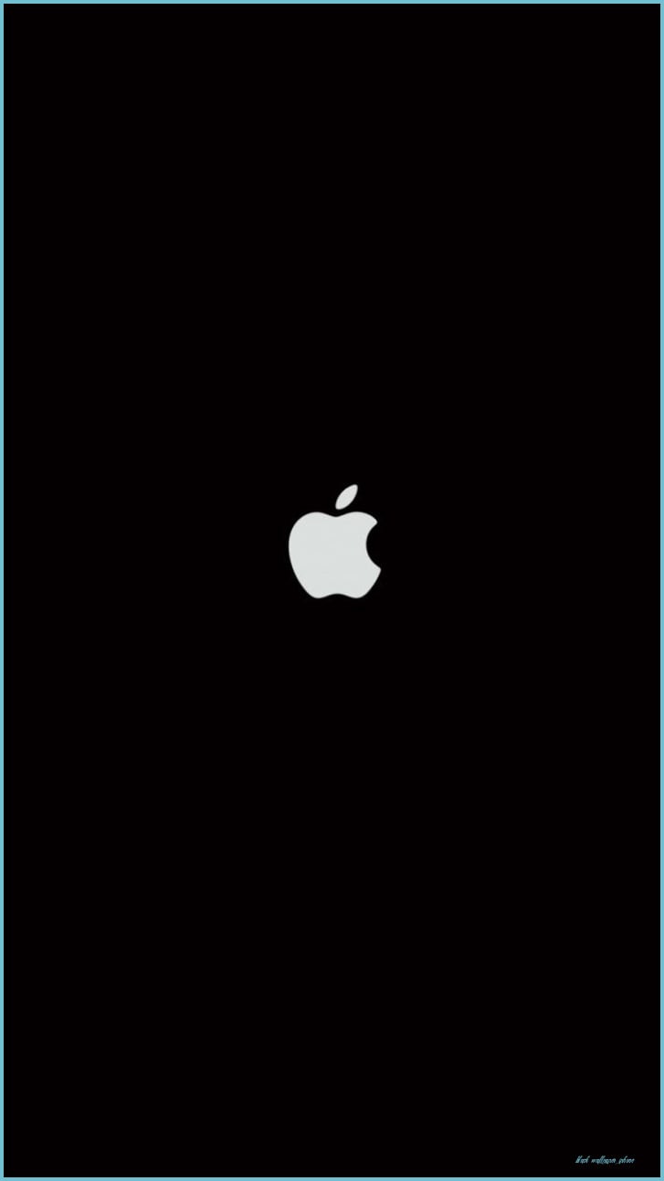 Plain Black Iphone Wallpaper Logos