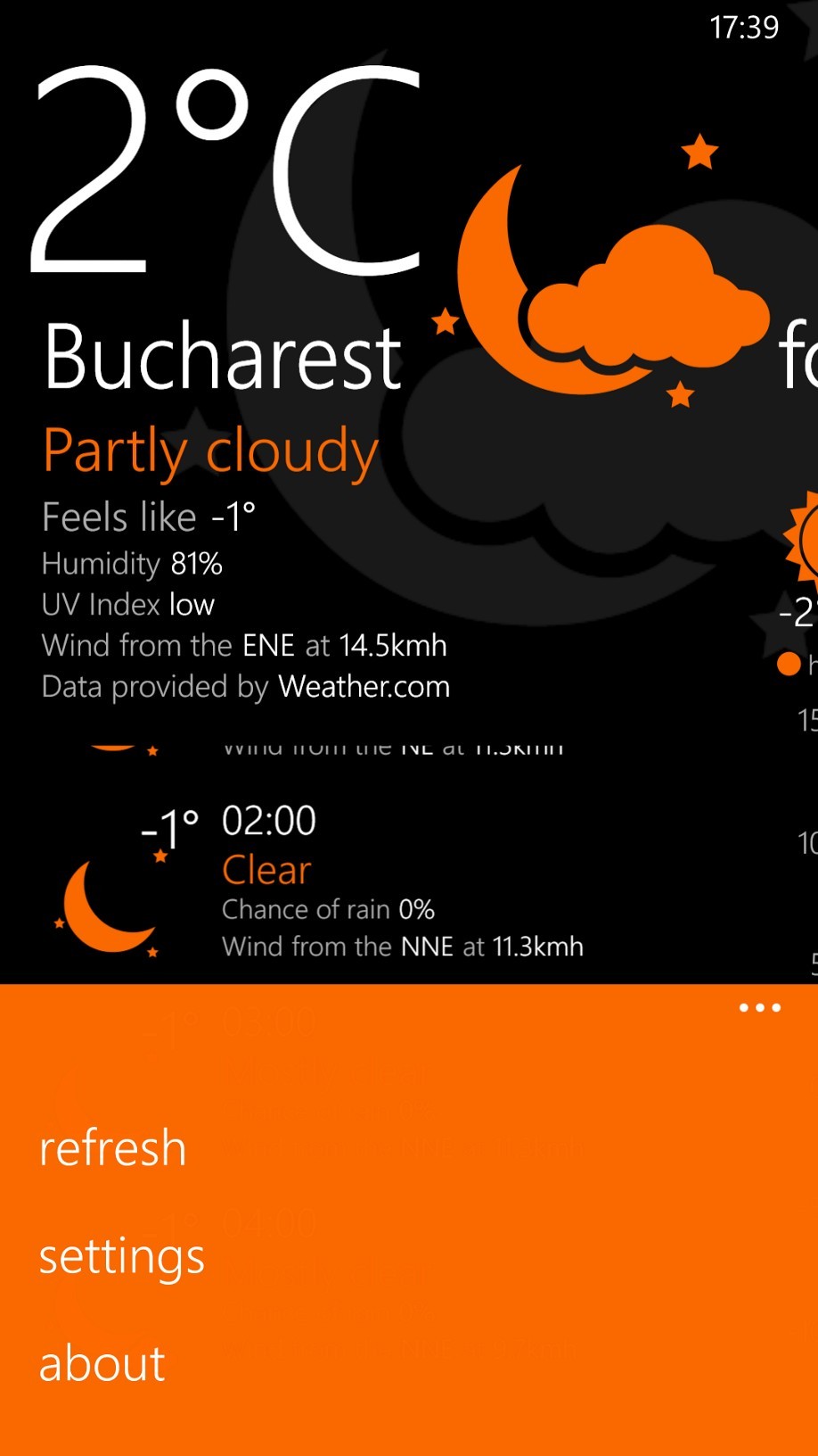 Windows Phone App Of The Day Vieather Weather Forecasts Softpedia
