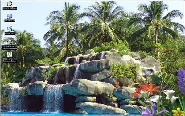 Tropic Waterfall Animated Wallpaper   Download
