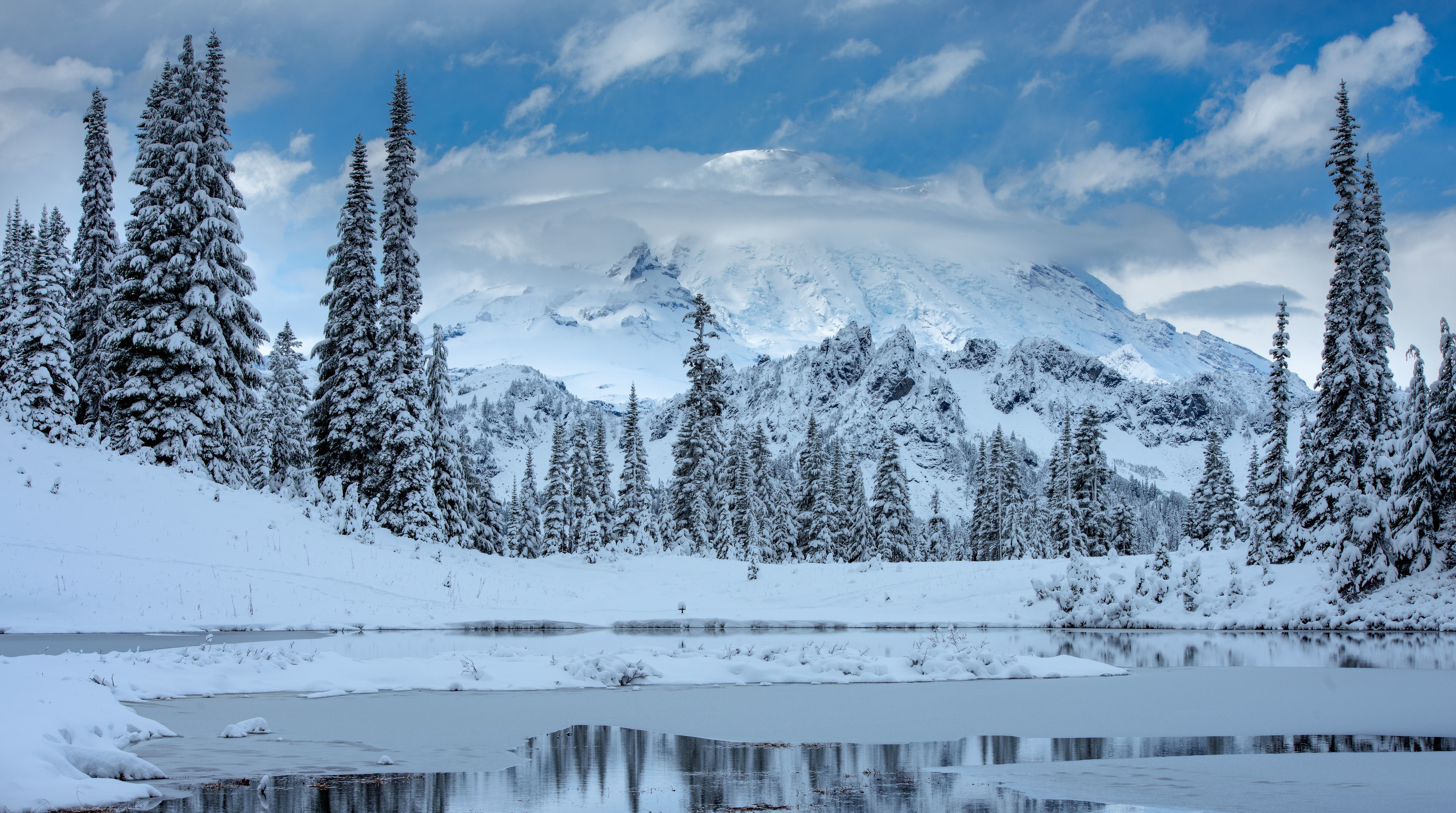 Mount Rainier 4k Ultra HD Wallpaper