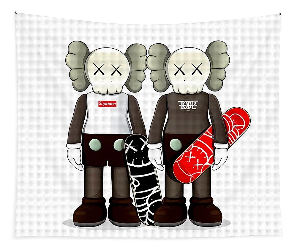 Kaws Supdope Tapestry By Quang Hien Le Fine Art America