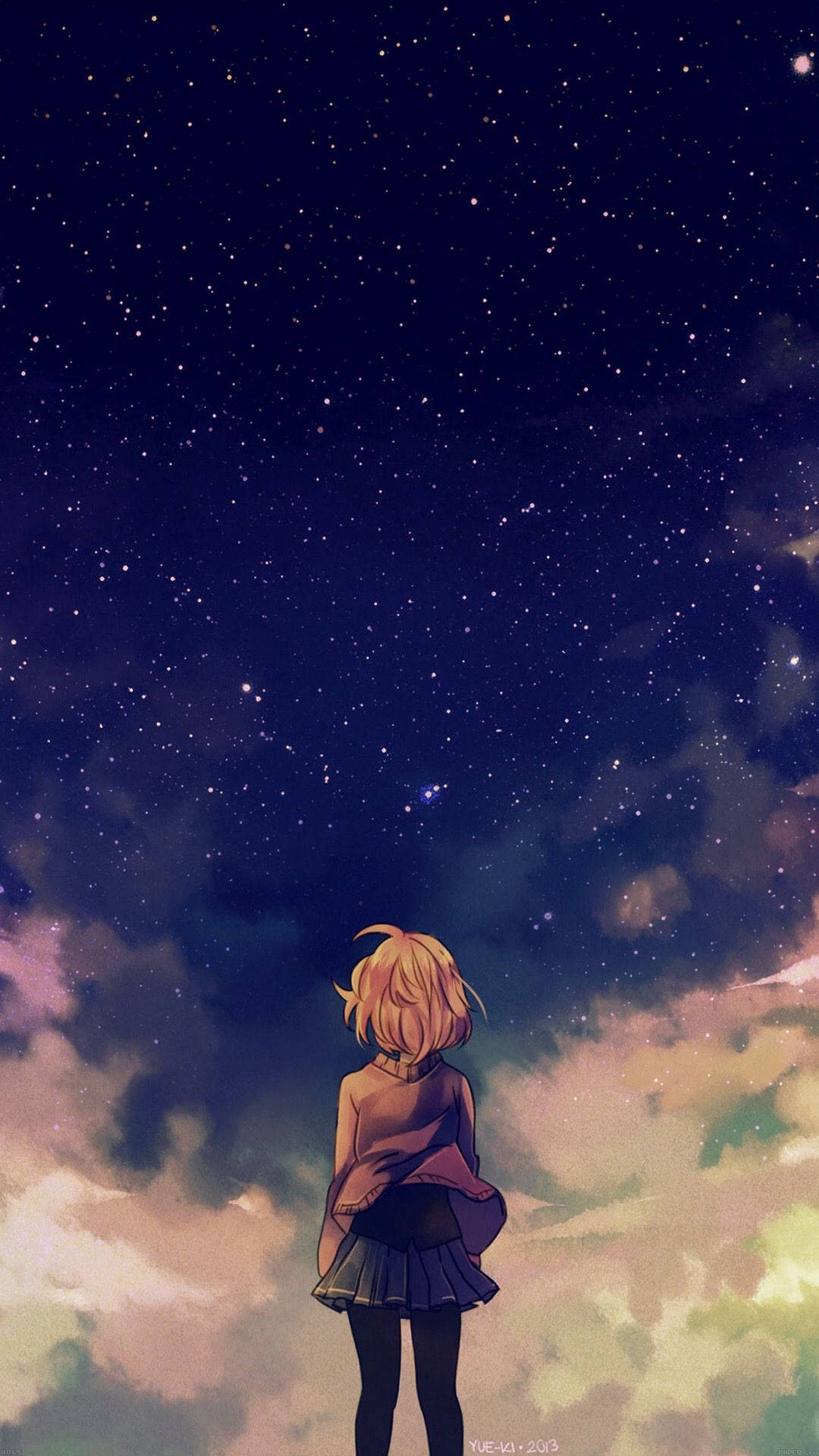 Sad Anime Phone Wallpaper