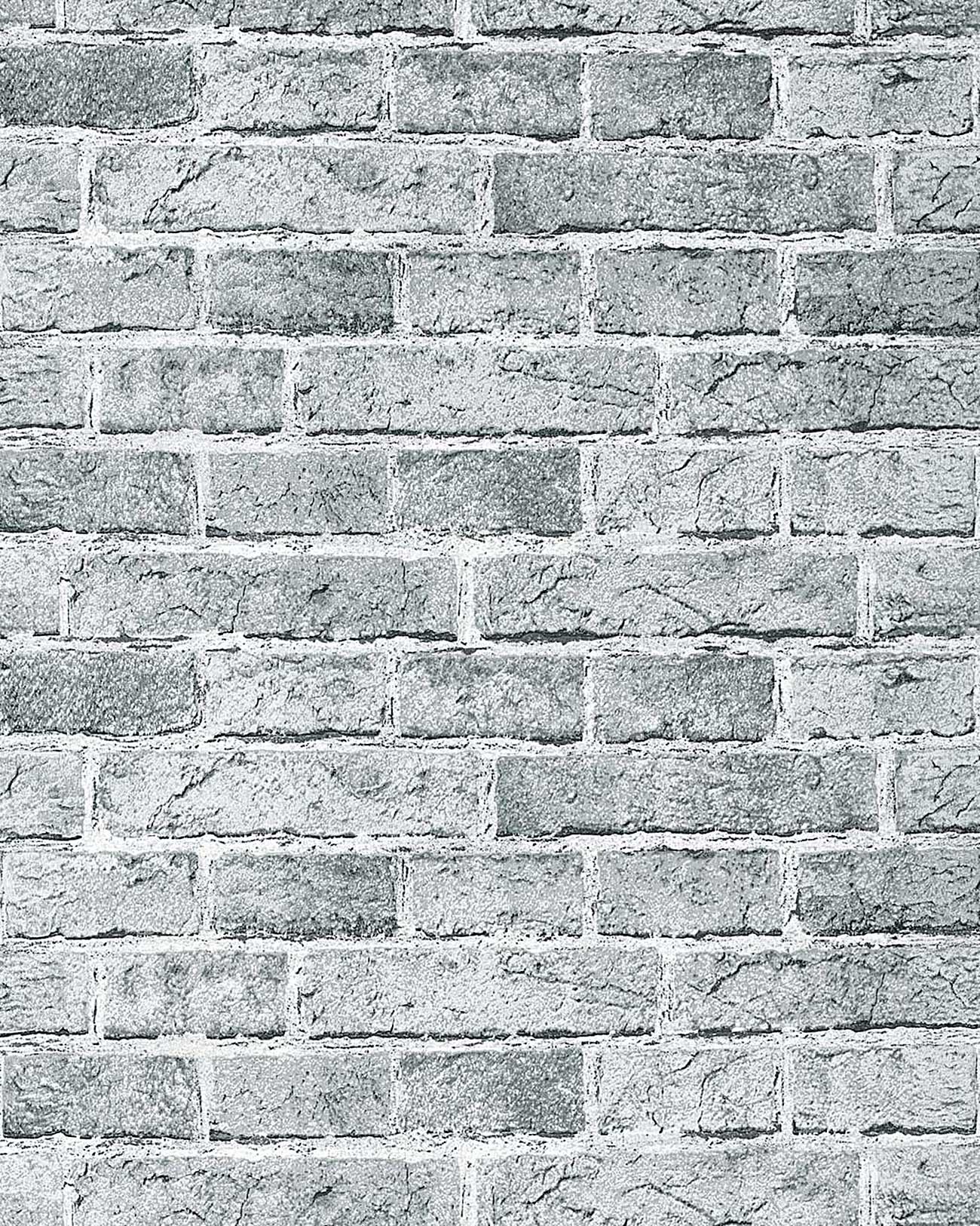 Design Brick Decor Wallpaper Vintage Stone Fashion Grey Sqm
