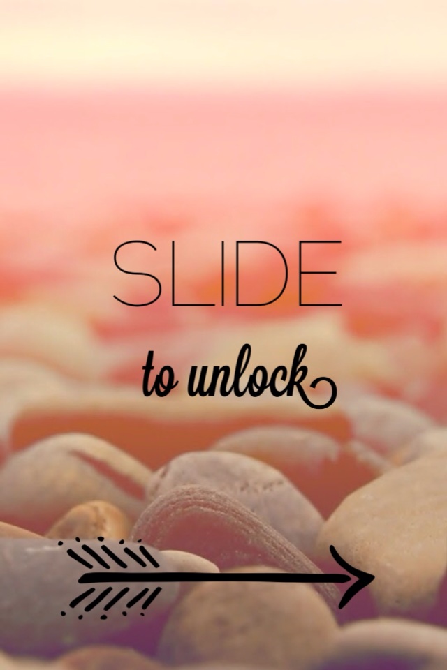 Slide To Unlock iPhone Wallpaper