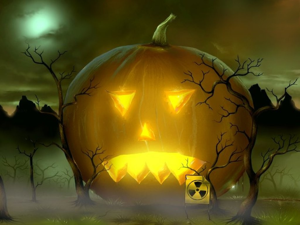 Scary Halloween Dekstop HD Wallpaper