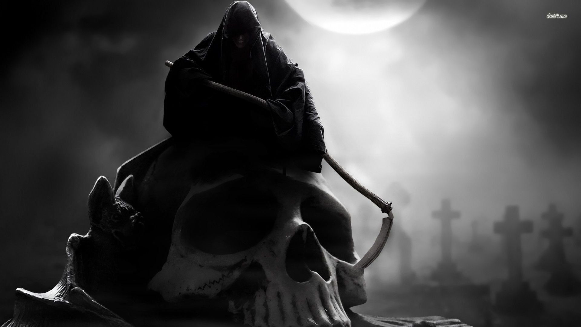 Grim Reaper Wallpaper Fantasy 3d