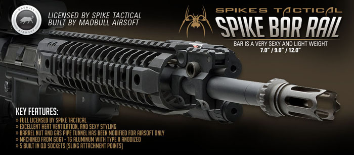 Spikes Tactical Logo Wallpaper Spikes tactical bar rail 700x308