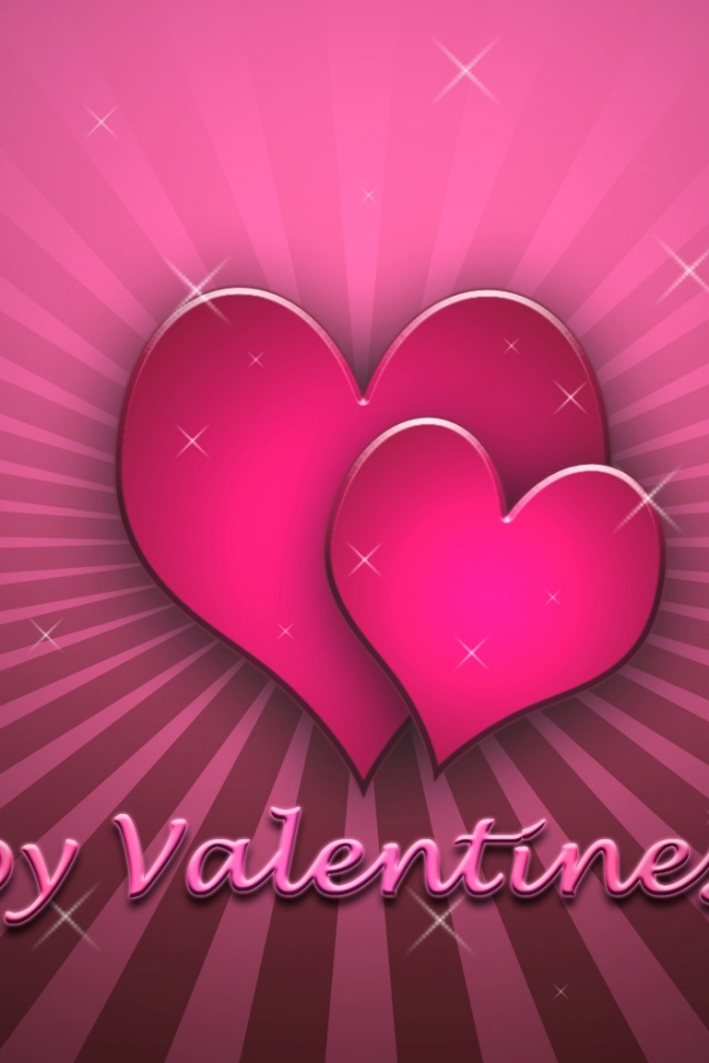 Valentines Pink iPhone Wallpaper