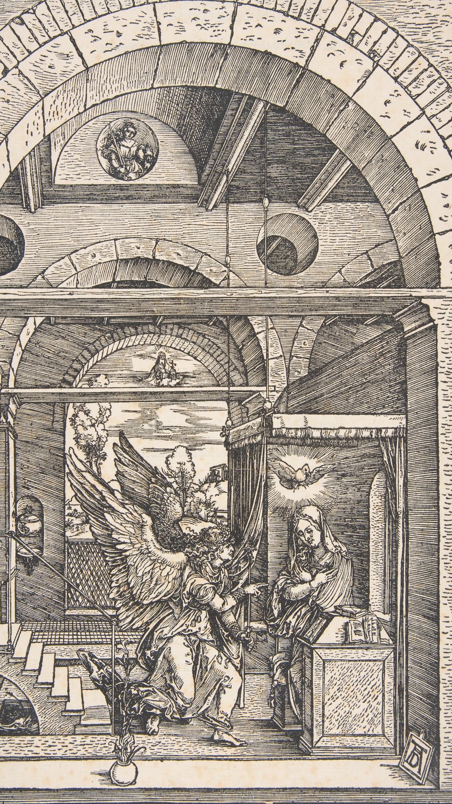 Wallpaper Albrecht Durer The Annunciation From