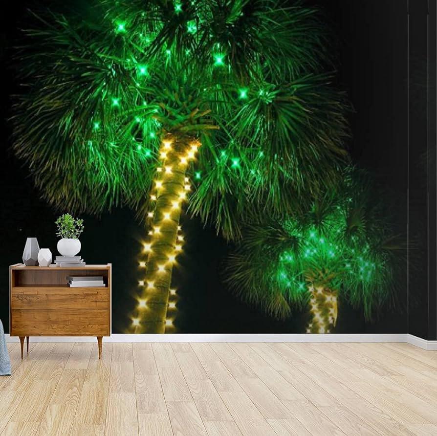 Amazon Kanworse Wallpaper S Print Lighted Palm Palmetto