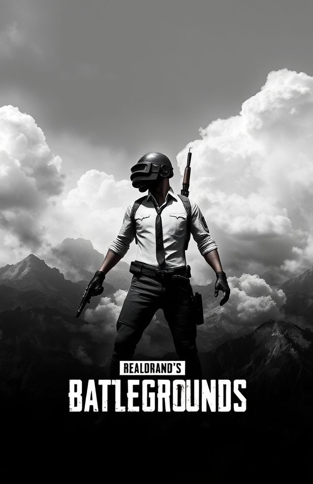 Black And White Pubg Wallpaper