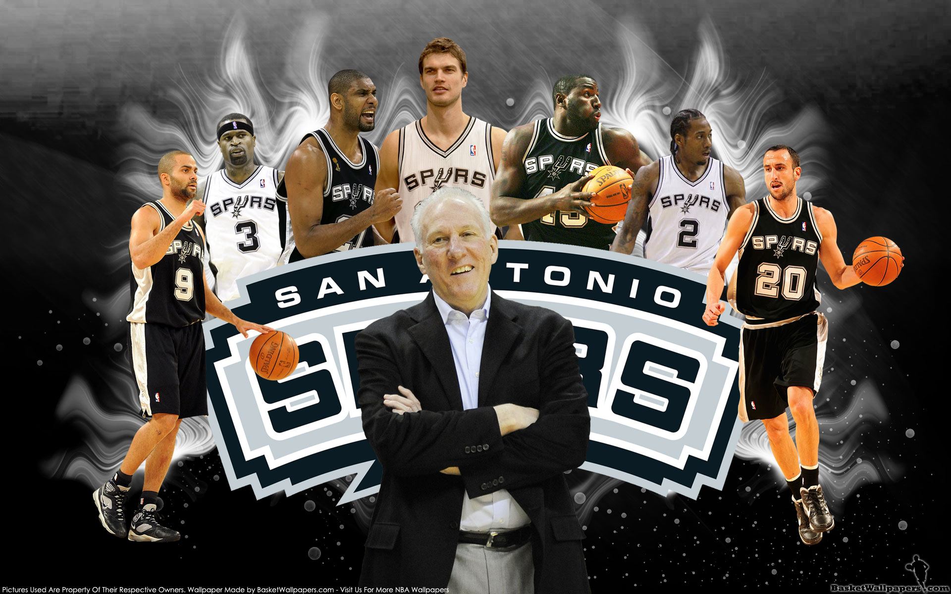 San Antonio Spurs HD Wallpaper Res