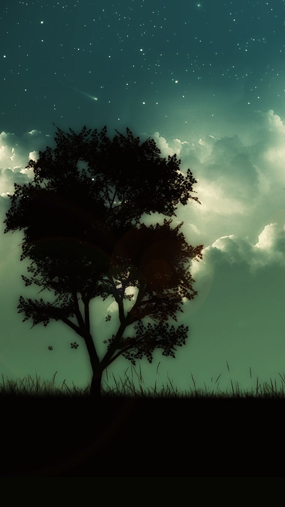 Dark Tree Mobile Wallpaper