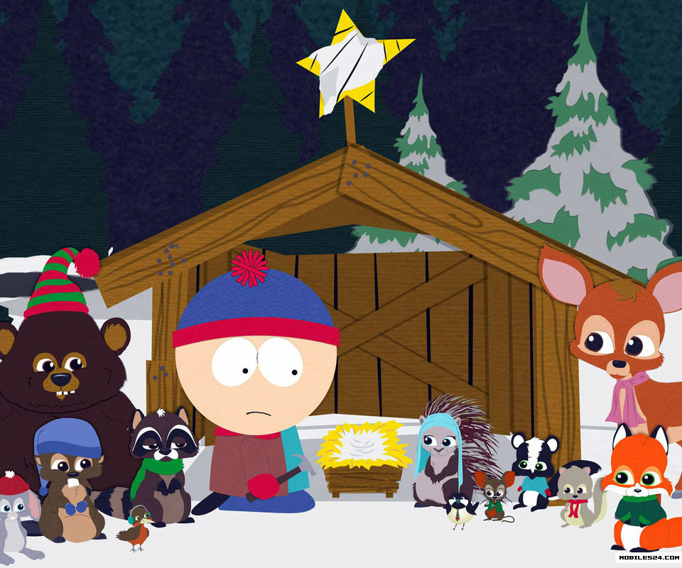 South Park Nativity Samsung Galaxy S i9000 Wallpaper