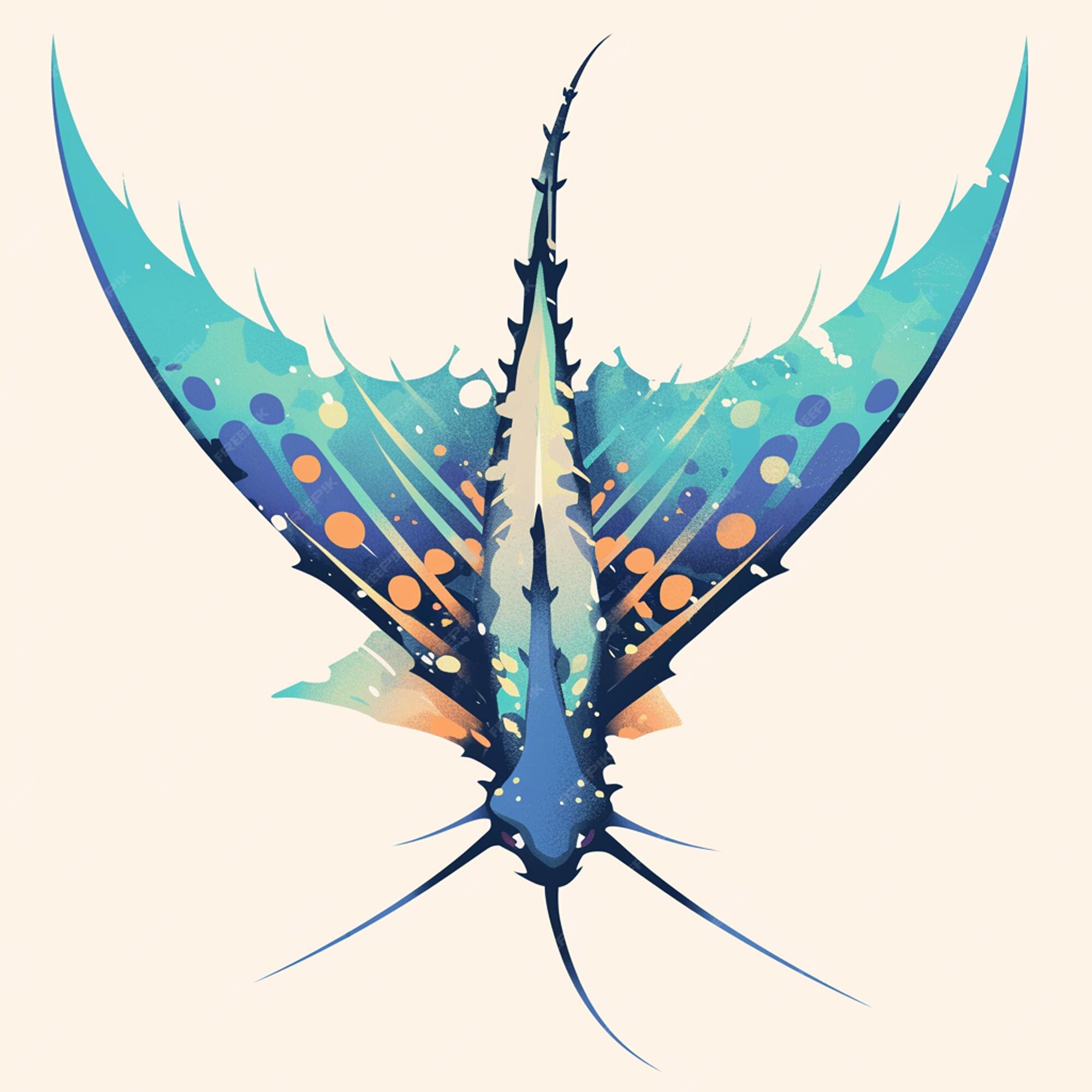 Flying Gurnard Spreading Its Fins Wallpaper