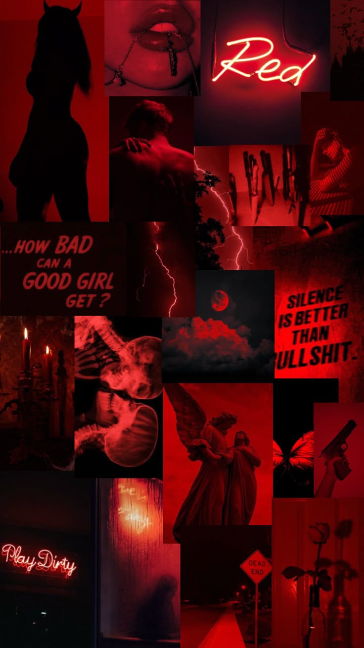 Dark Red Aesthetic Wallpaper