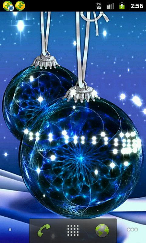 Blue Christmas Live Wallpaper Android