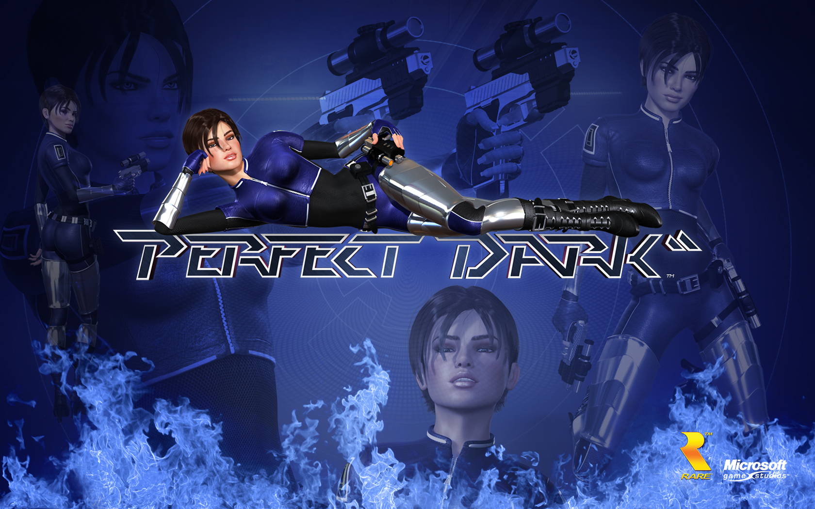 Official desktop wallpaper   Perfect Dark Perfect Dark Recon