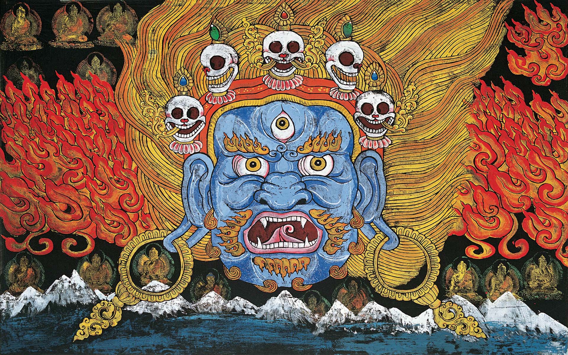 Tibetan Art HD Wallpaper