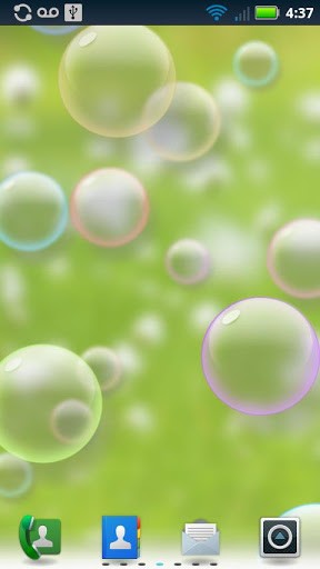 View bigger   Bubbles Animated Wallpaper for Android screenshot