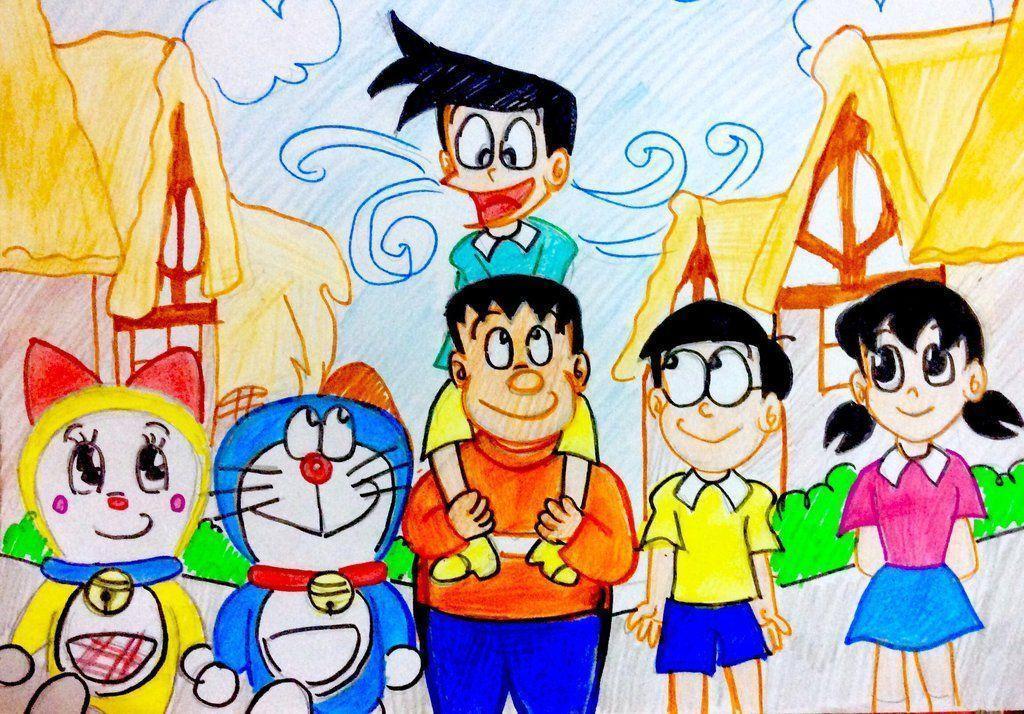 Doraemon And Friends Wallpaper