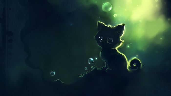 Heart touching Cuties and Kittens Speed Painting by Apofiss 9lemon