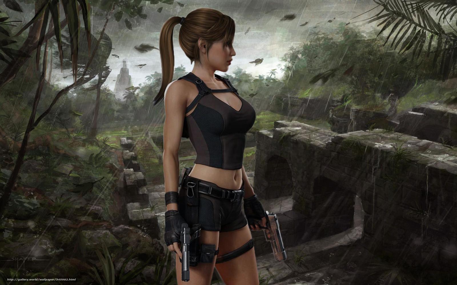 Wallpaper Lara Croft Tomb Raider Girl Desktop
