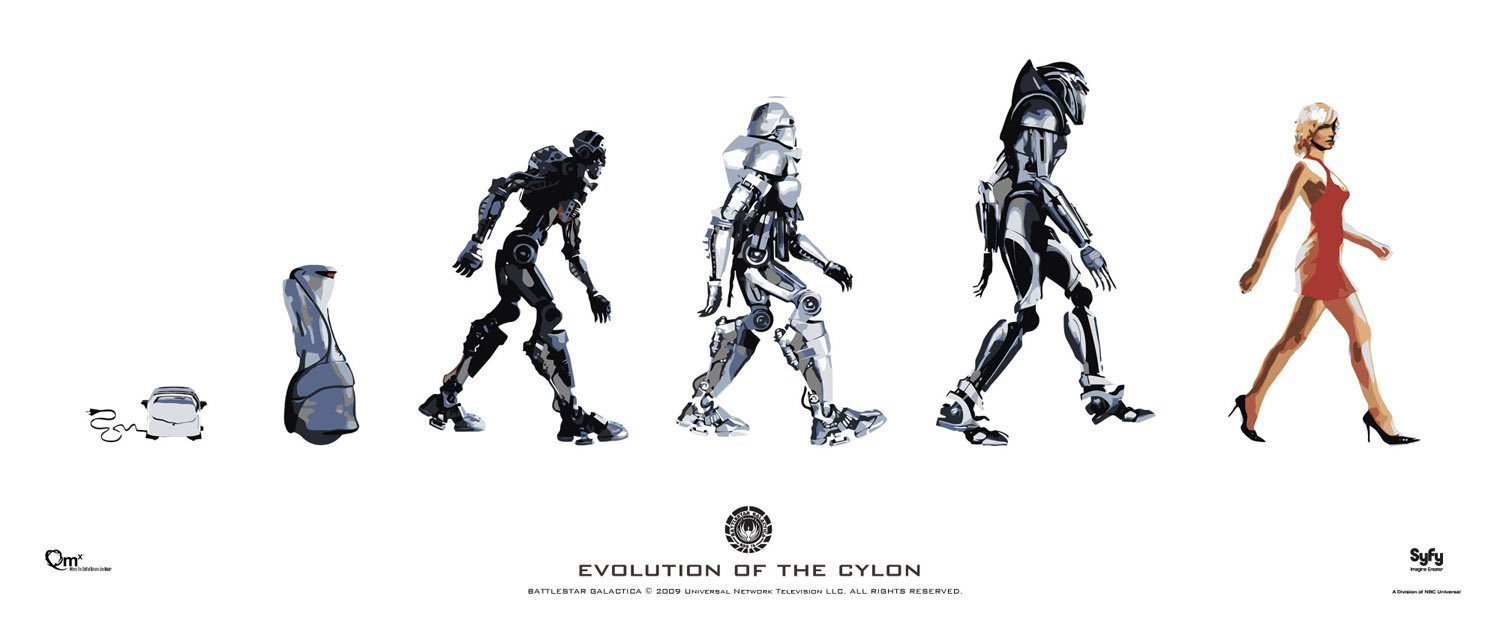 Battlestar Galactica Evolution Of The Cylon