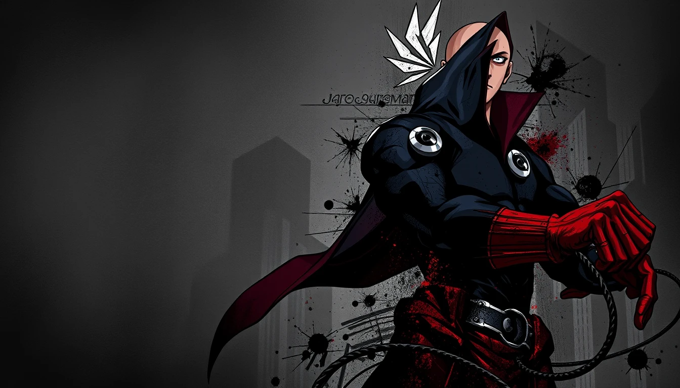 Garou Aesthetic One Punch Man Wallpaper