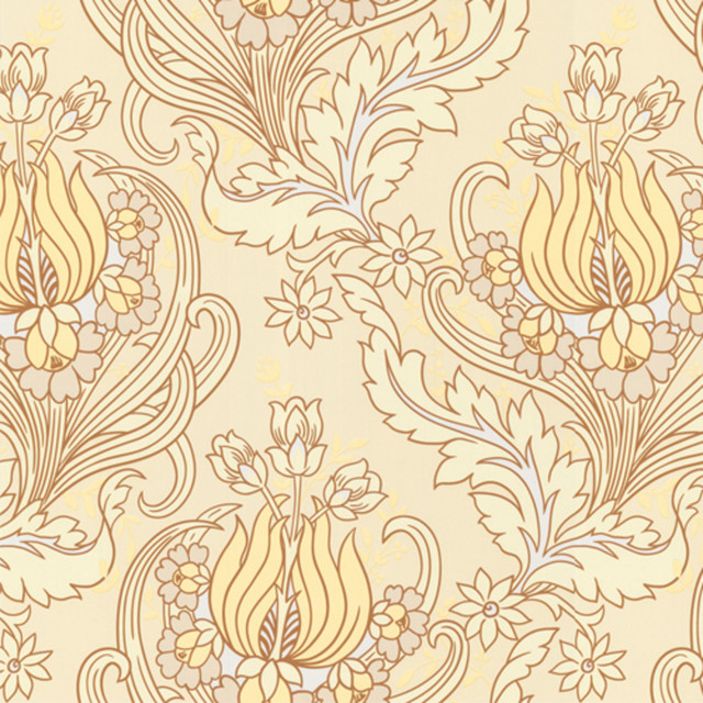 Amy Butler Wallpaper Temple Tulips Field Contemporary