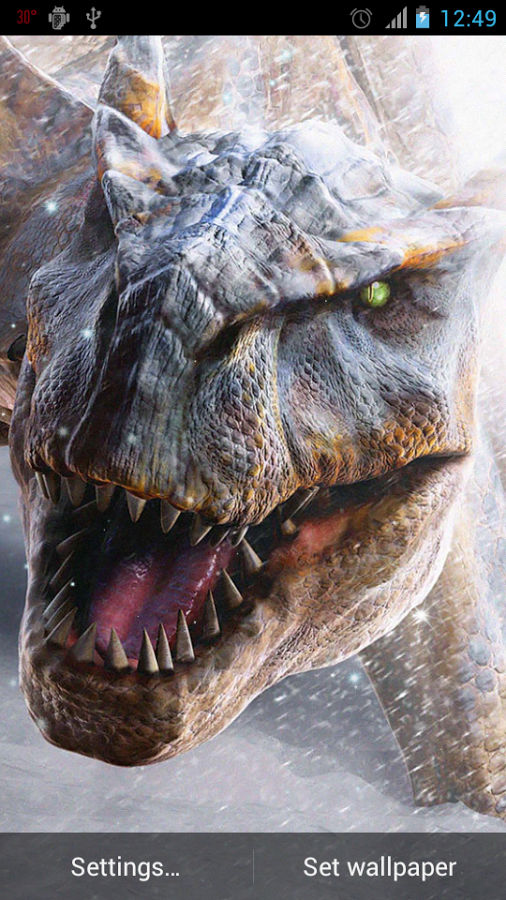Dinosaurs Live Wallpaper Android Apps On Google Play