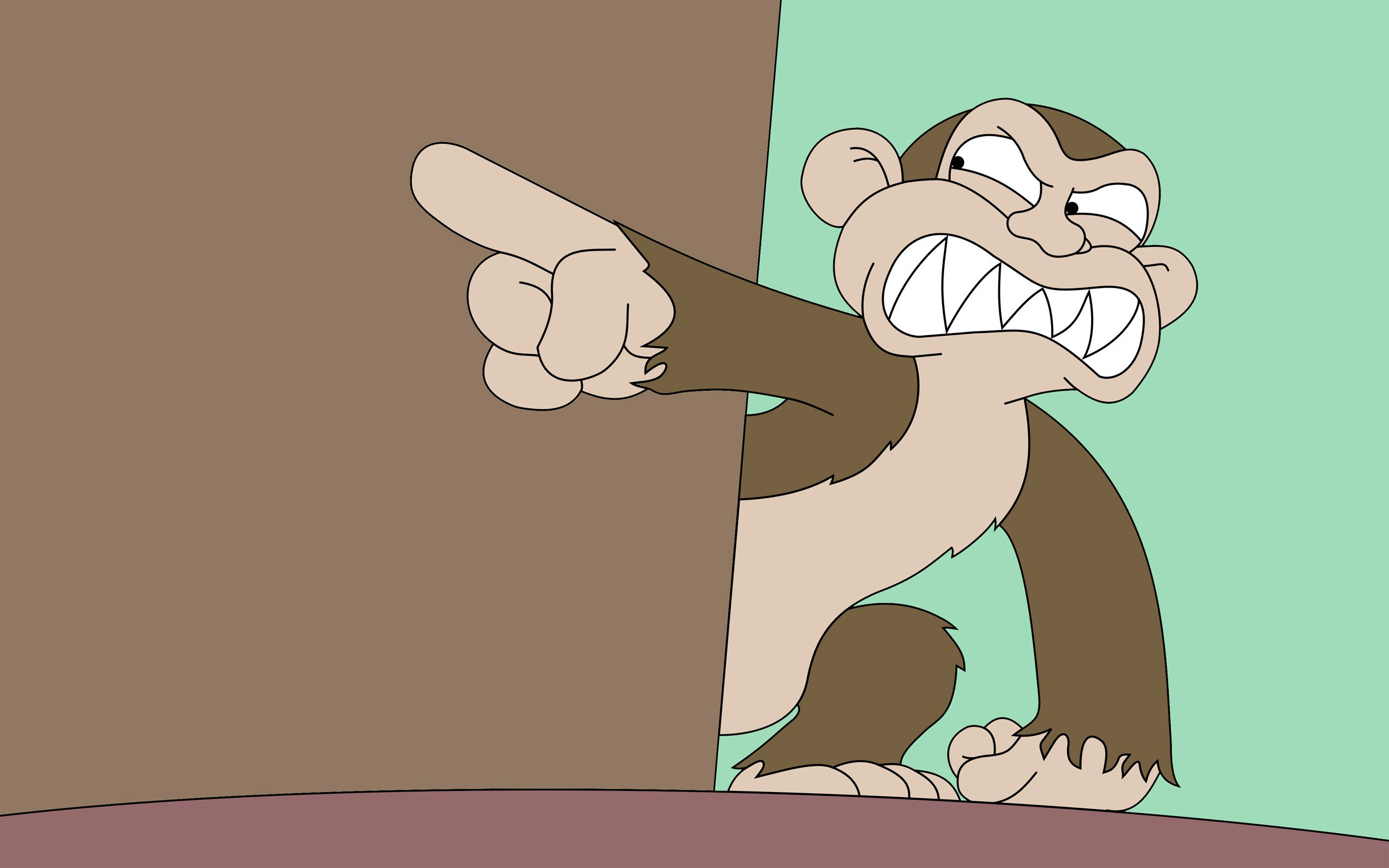 Family Guy Evil Monkey In The Closet Wallpaper